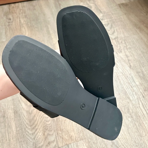 NEW EGO black lock detail slider sandals size 6. - Picture 4 of 5